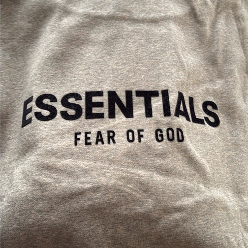 Fear of God Essentials Heather Gray sweat suit